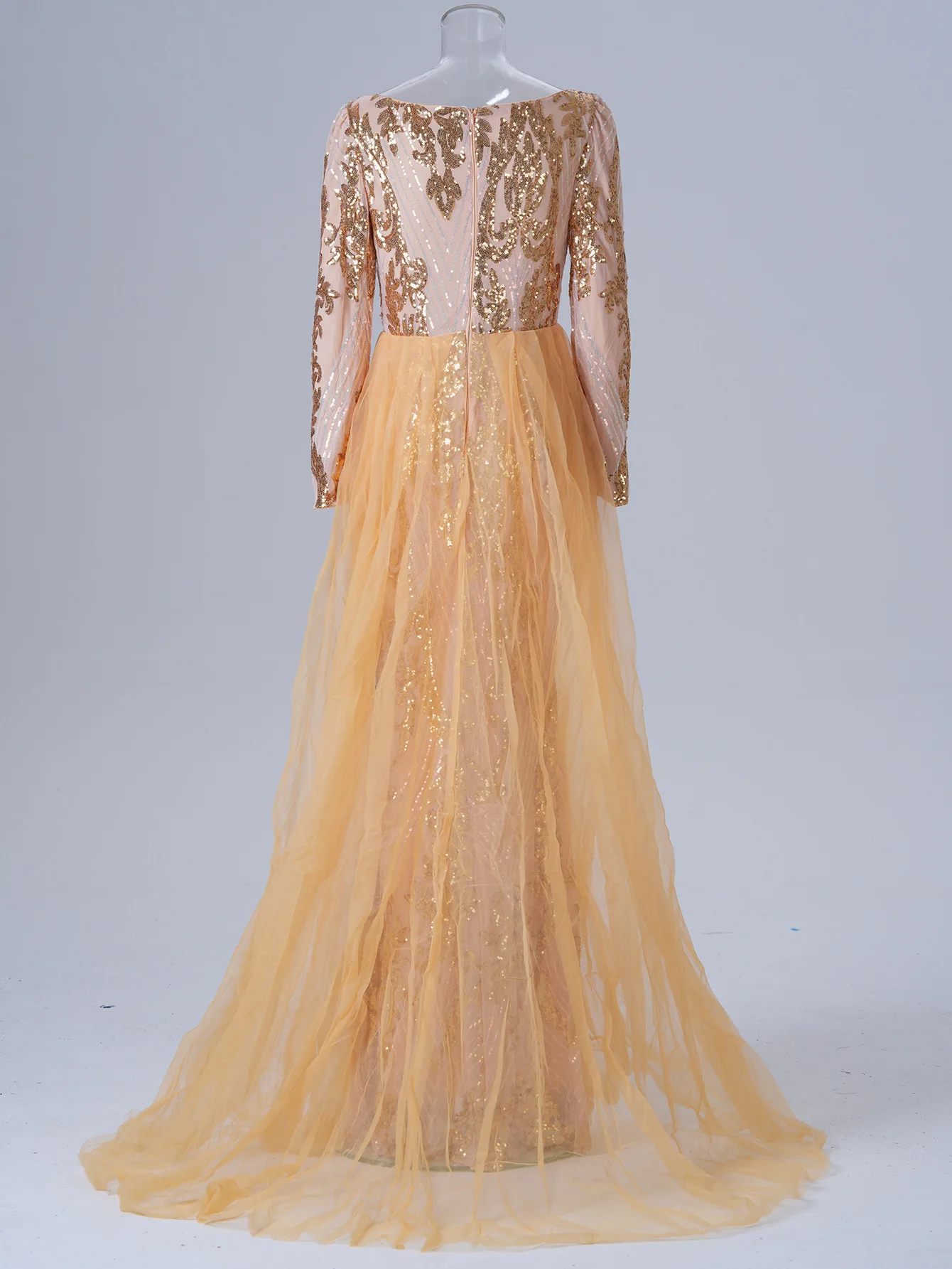 Женское сексуальное платье русалки в европейском стиле с золотыми блестками и