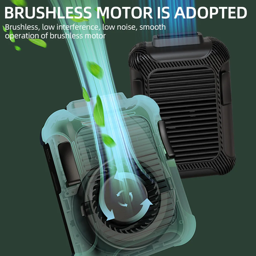 Tanie 2 W 1 Powerbank Talia Wentylator IPAKY Talii Klip Podręczny Wiatrak 6000Mah Przenośny Mini Wentylator Poręczny Wentylator Elektryczny Ręczny Klimatyzator