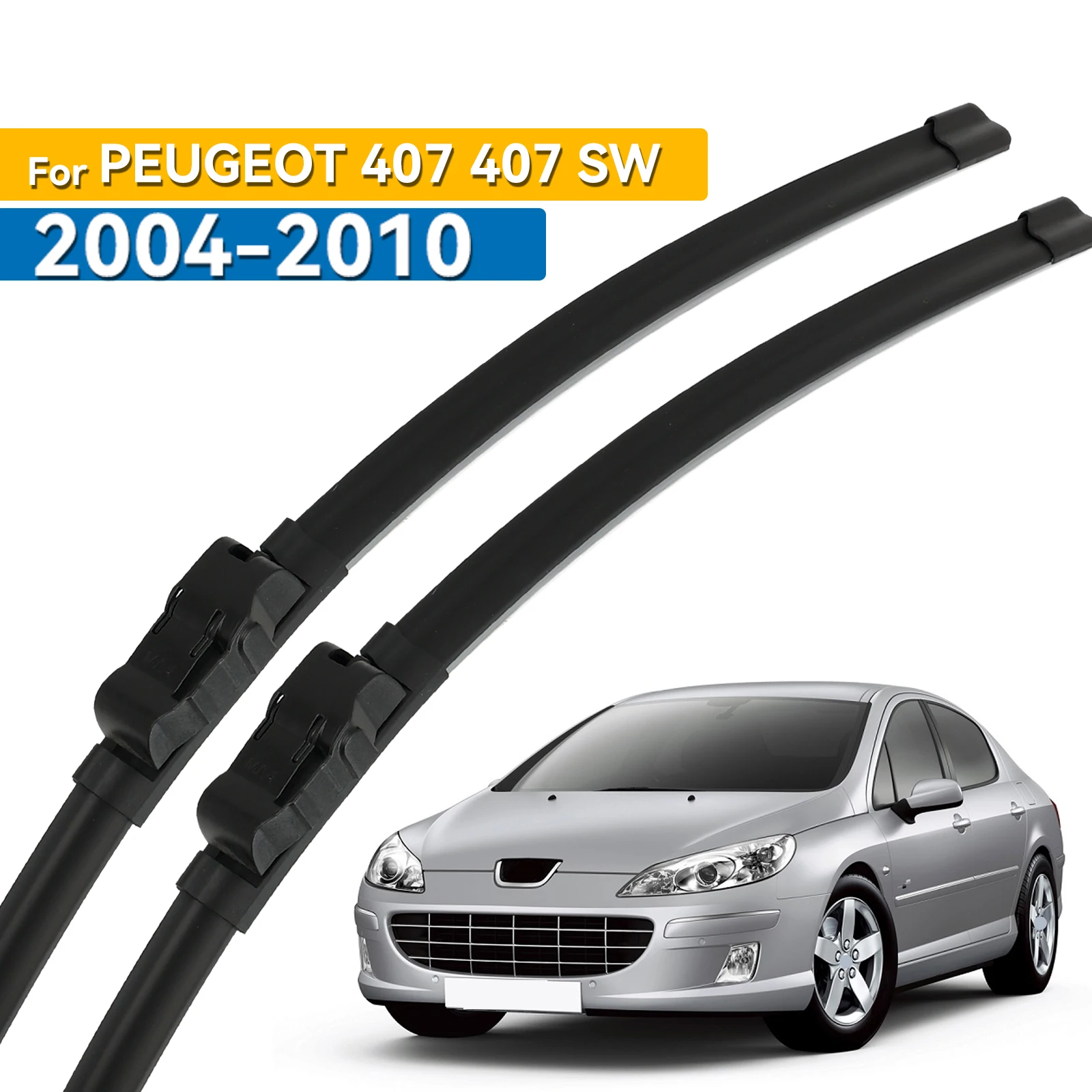 

Передние щетки стеклоочистителя Erick's LHD для Peugeot 407 407 SW 2004-2014, лобовое стекло, лобовое стекло, автомобильные щетки от дождя 28 "+ 28"