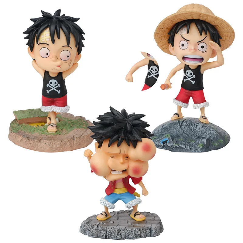 

13-15cm One Piece Luffy Action Figures Statue Collection Anime Figure Luffy Series PVC Toys Model Kids Birthday Figurine Gifts
