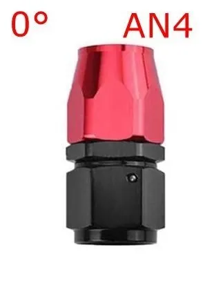 

Универсальный Переходник Для Топливного Шланга AN4/AN6/AN8/AN10/AN12, Вращающийся На 0/45/90 Градусов Черный