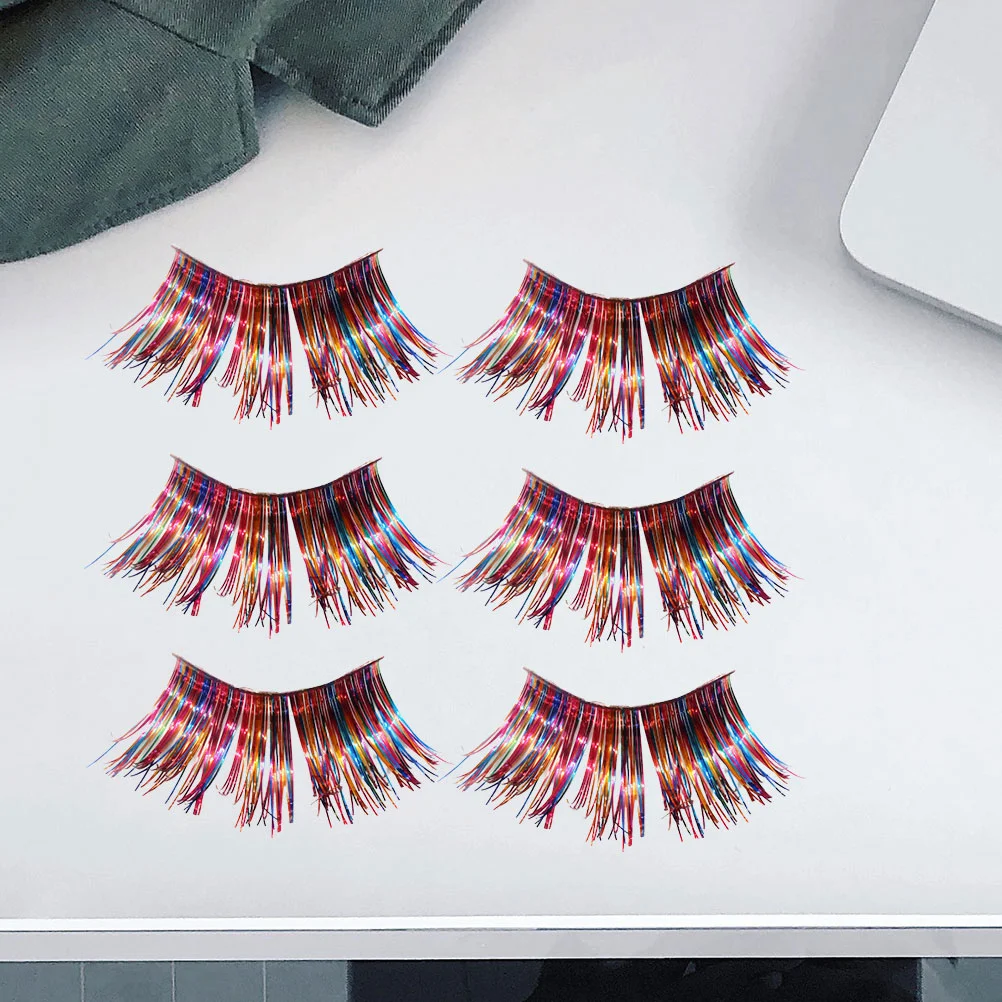 

3 Pairs Eyelashes Makeup Eyelashes Make Real False Eyelashes Performance Eyelashes