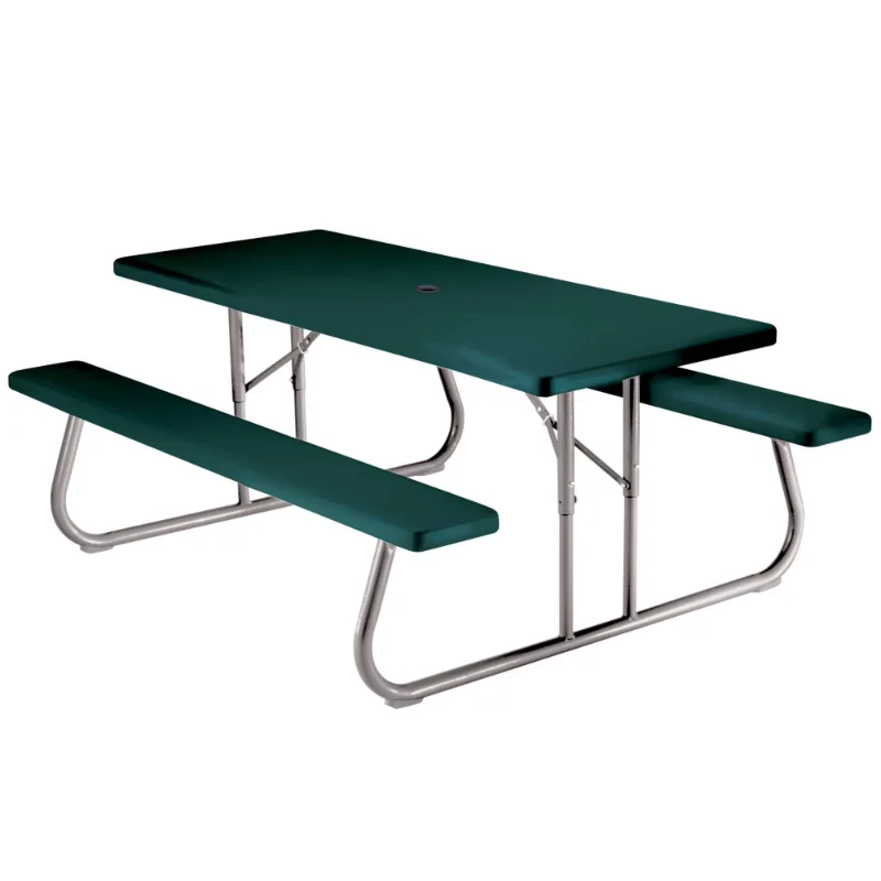 

Lifetime 6 Foot Plastic Picnic Table, Hunter Green, 22123