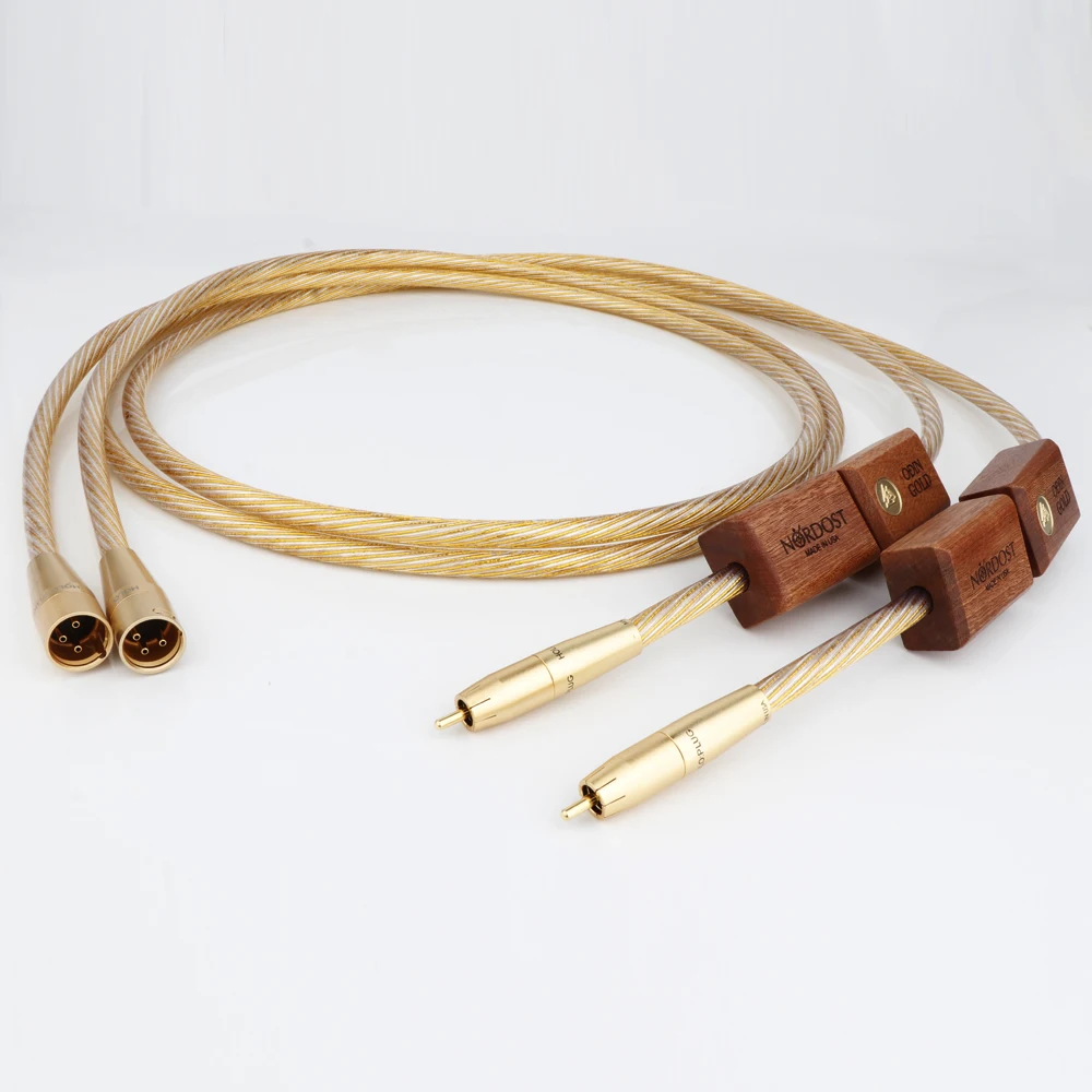 Кабель X417G Hifi XLR-RCA кабель Nordost ODIN 2 Gold 2RCA штекер-XLR гнездо аудиокабель XLR (штекер)-RCA