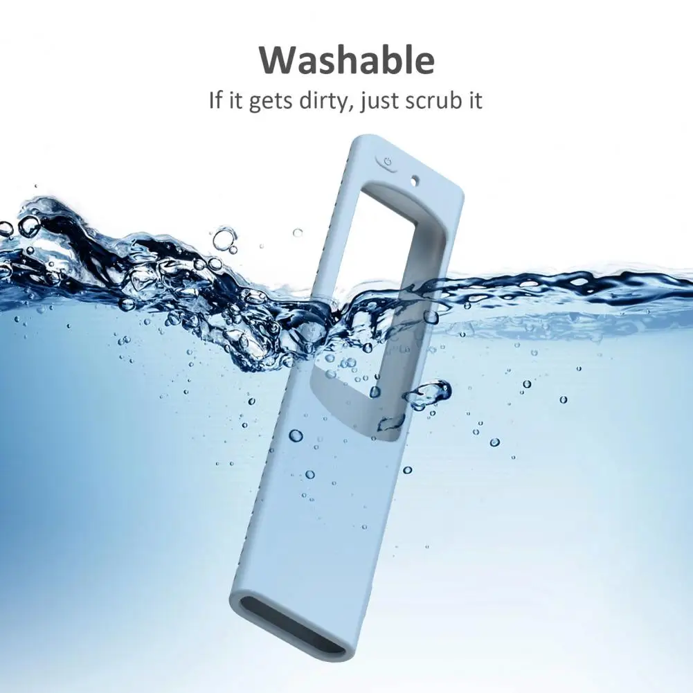 

Precise Waterproof Anti-slip Texture Smart TV Remote Control Silicone Case Protective Case Remote Control Cover