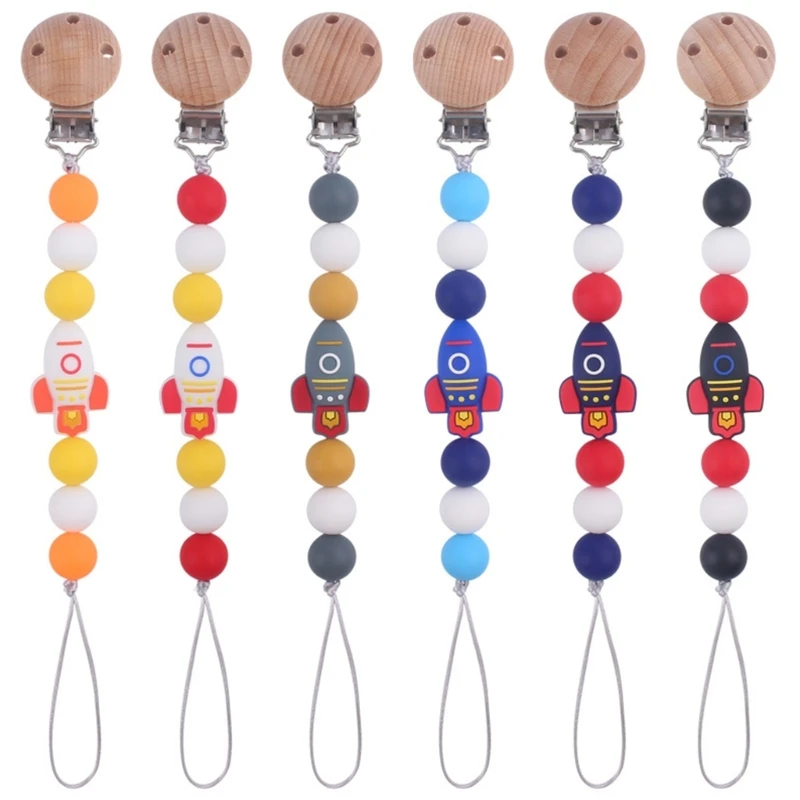 

Мягкая силиконовая цепочка для соски, противоударный ремень для соски, оптовая продажа