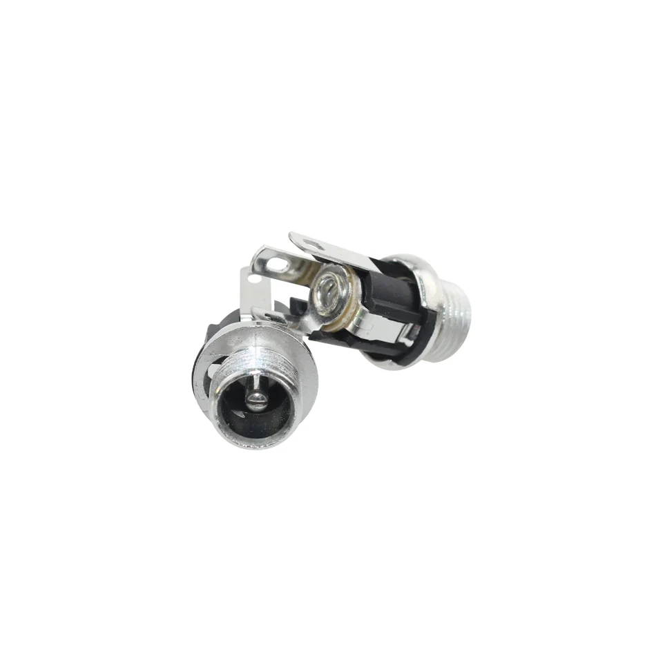 DC025M DC power socket 5.52.1MM с винтовой гайкой