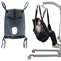 patient assisted full body mesh lift sling mesh four hook gear bath shift sling