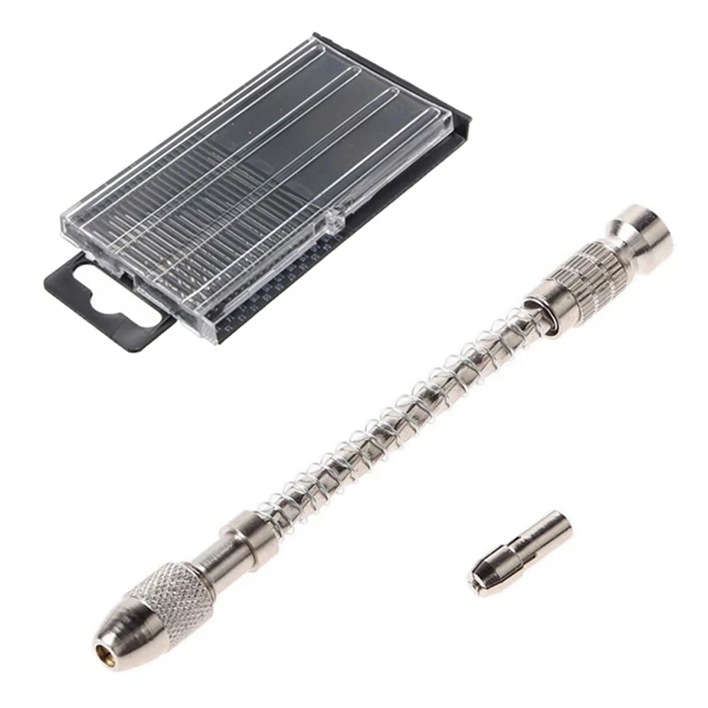 

0.3mm-1.6mm Mini Hand Drill Tools Micro Twist Drill Semi-Automatic Hss Drill Bits For For Precision Crafts Jewellery Repairing