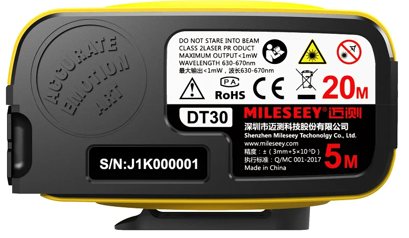 Mileseey Dt30 Выдвижная мерная рулетка Магнитная измерительная лента 5M