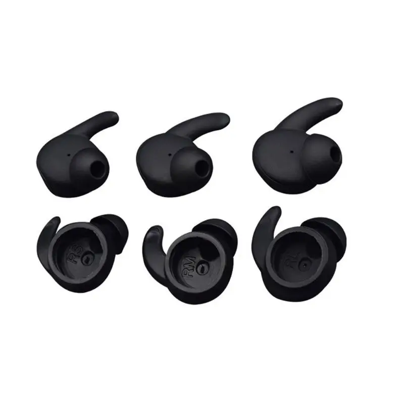 

3 Pairs Earbuds Cover In-Ear Tips Soft Silicone Skin Earpiece Ear Hook Buds