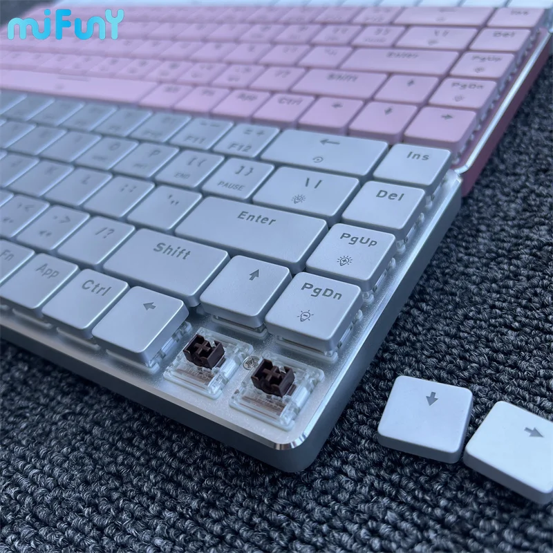 MiFuny Huoji Беспроводная механическая клавиатура с 69 клавишами Bluetooth двойной режим