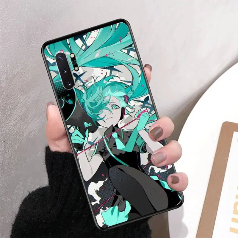 Телефонный чехол BANDAI Hatsune Miku для Samsung Note 5 7 8 9 10 20 pro plus lite ultra A21 12 72 |