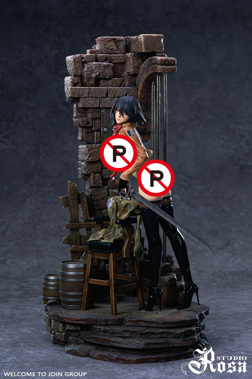 Рисунок 4 - Роза студия Mikasa Ackerman Limited