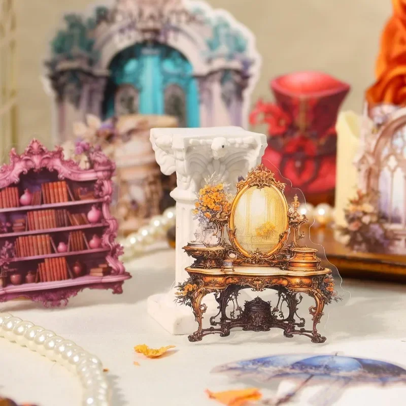 30 листов наклеек барокко Выпускной Ретро материал Справочник коллаж