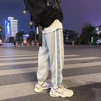 2022 spring summer new personality ins korean version of nine points casual pants mens trend loose sports leggings sweatpants