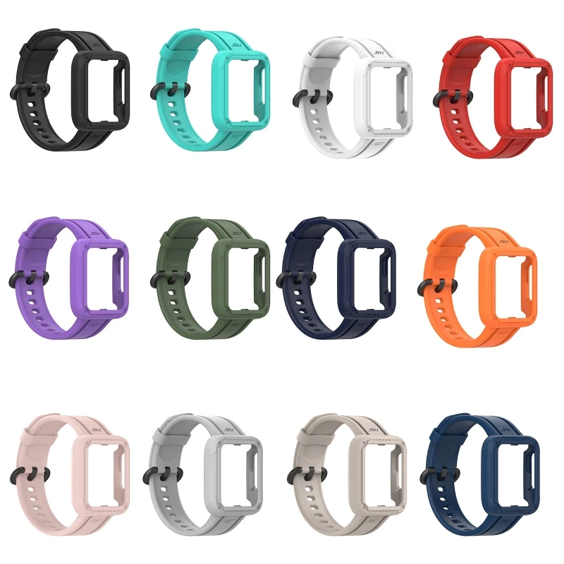 

HXBE силиконовый ремешок для xiaomiMI watch lite 1/2 Прочный модный браслет для часов