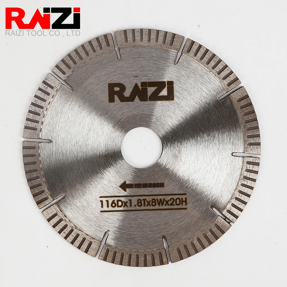 Raizi 10pcs Diamond Saw Blade For Wandeli QX QXZ Tile Cutting Machine Marble Stone Ceramic Tile Cutter Saw Blade 116mm