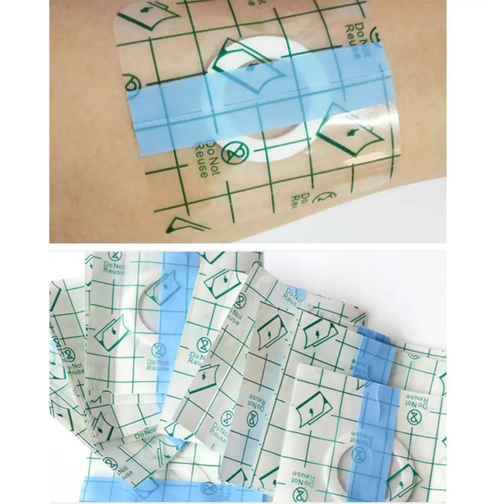 

10Pcs 6-15cm Transparent Tape Waterproof Adhesive Bandage Wound Dressing Band aid Bandages Fixation Tapes