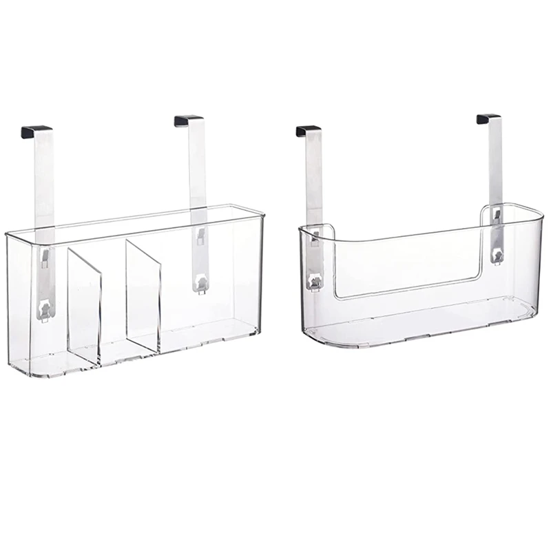 

Прозрачная искусственная кожа с крючком для подвесного хранения для кухни, кладовой или ванной