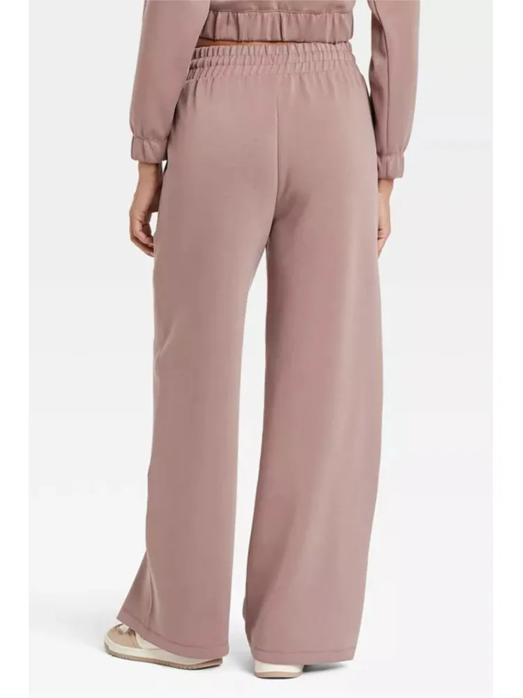 Модная повседневная однотонная куртка брючный костюм женская на молнии длинные