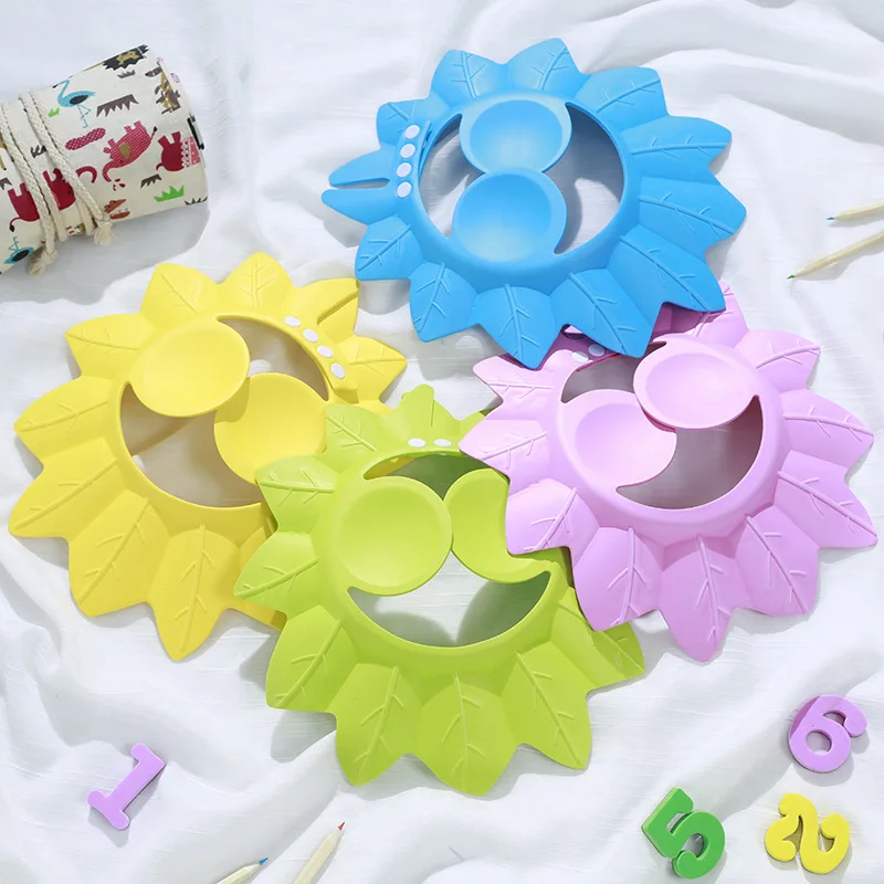 

Baby Shower Soft Cap Adjustable Hair Wash Hat for Kids Ear Protection Safe Children Shampoo Bathing Shower Protect Head Cover