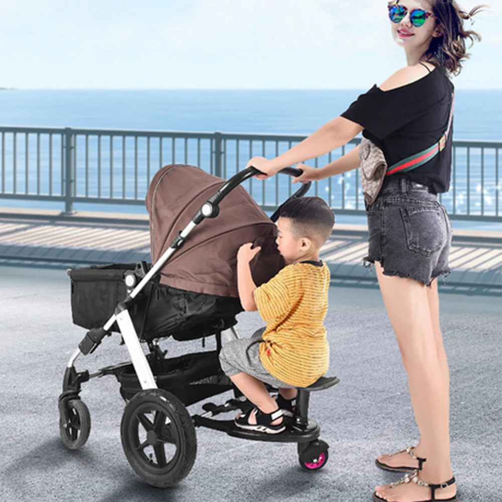 

Baby Stroller Wheeled Buggy Board Pushchair Stroller Kids Child Safety Comfort Step Board Up To 25Kg Baby Stroller Accessories