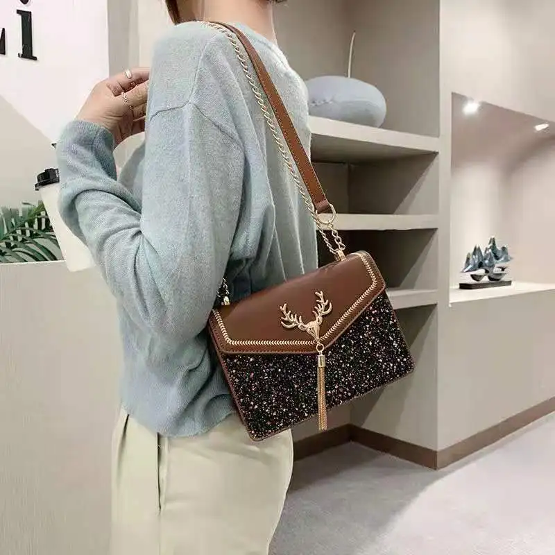 

Vintage Printing Handbag Fashion Brand Messenger Bags For Women Pu Leather Crossbody Bag Lady Small Purse Handbag Totes 2022 New