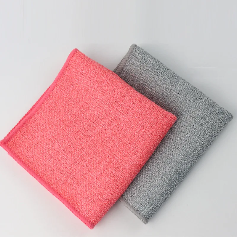 

1Pc Kitchen Anti-grease Wiping Rags Efficient Super Absorbent Microfiber Pot Dish Cleaning Cloth Home Washing Cleaning Towel