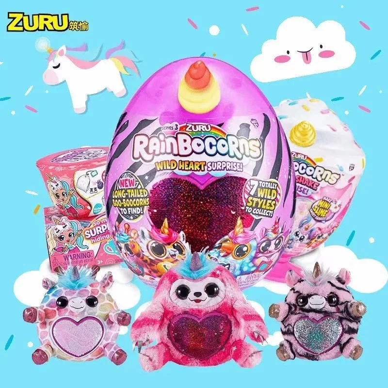 

Zuru Unicorn Magic Egg Cute Bunny Family Plush Doll Fun Egg Surprise Egg Toy Dog Magic Egg Girl Anime Figure Toy Gifts Kids