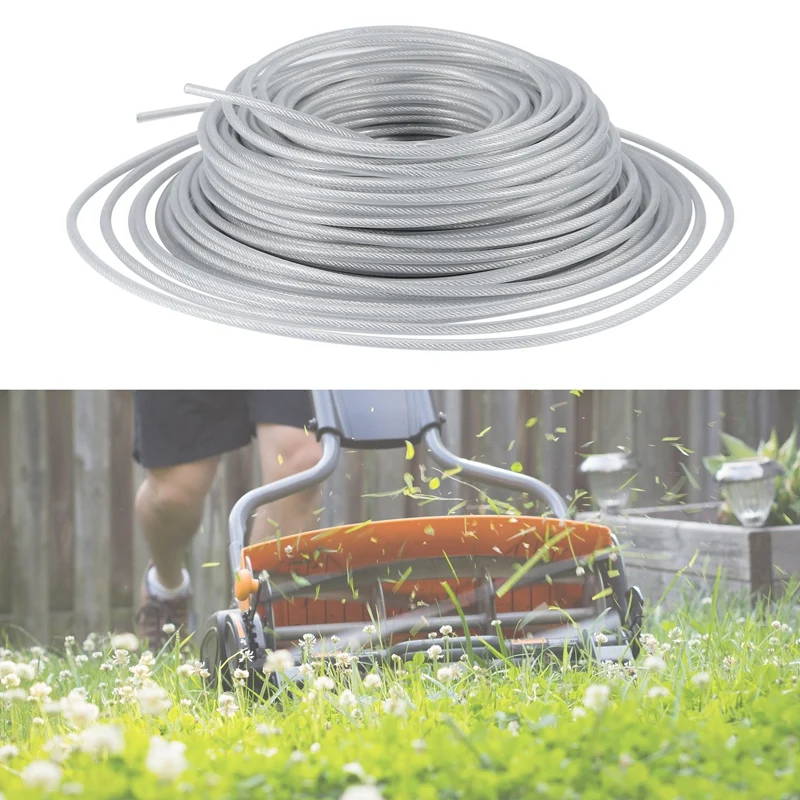 Канат для газонокосилки нейлоновый трос подрезки газона 41 м