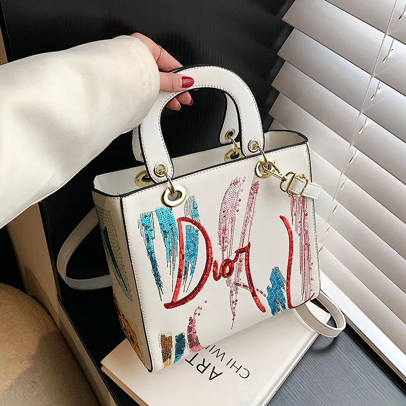2023 New Casual Women's High Quality Handbags Famous Designer Shoulder Messenger Bags Luxury Fashion Small Square Bag Sac A Main