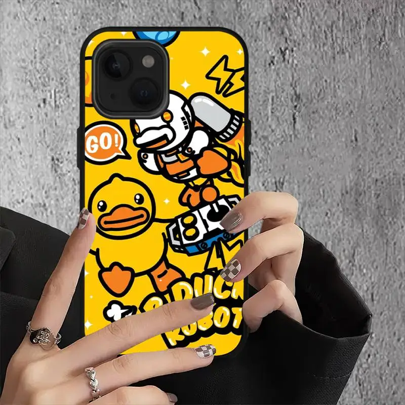 

Милый мультяшный чехол для телефона B-Duck для iPhone 11 12 Mini 13 14 Pro XS Max X 8 7 Plus SE XR