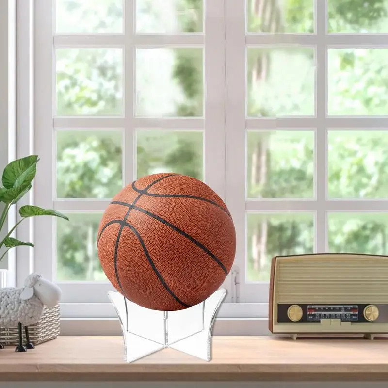 Подставка для футбольного мяча прозрачная акриловая подставка волейбола