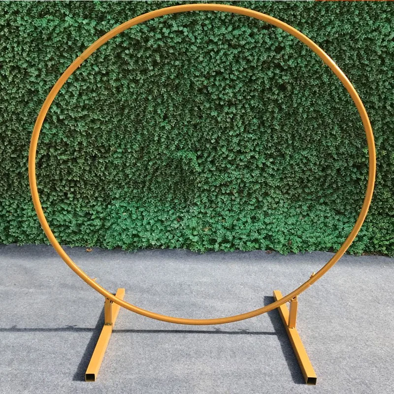

Wedding Arch Frame Diameter Of 2M Backdrop Stand Metal Circle Flower Arch Balloons Arch Balloon Stand Decoration Stand