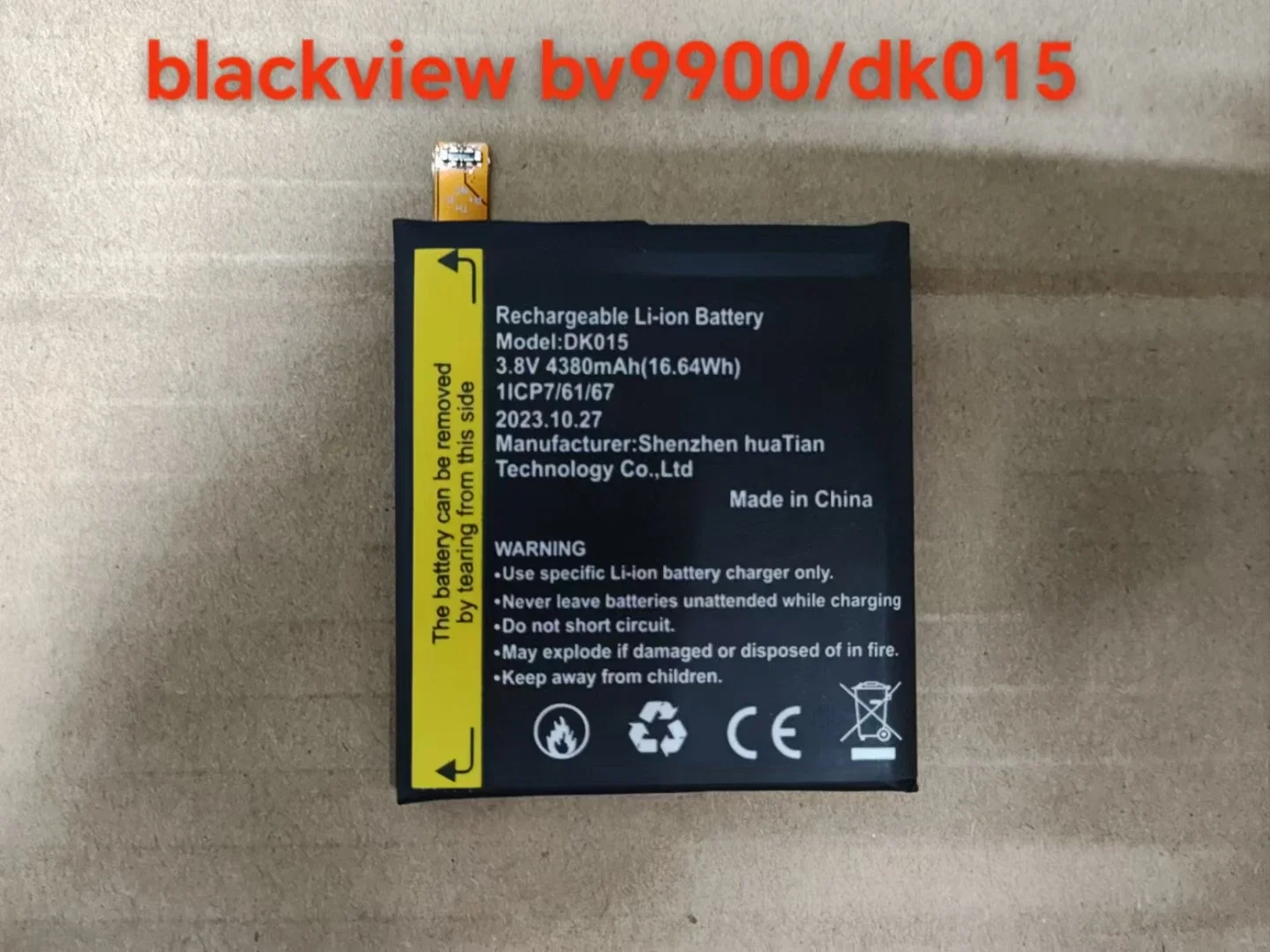 Фото Аккумулятор для Blackview BV5500 BV5800 BV6000 BV7000 BV8000 BV9000 BV9500 BV9600 BV6800 BV9700 BV9800 BV9900 A80 PRO A60 Аккумулятор №4