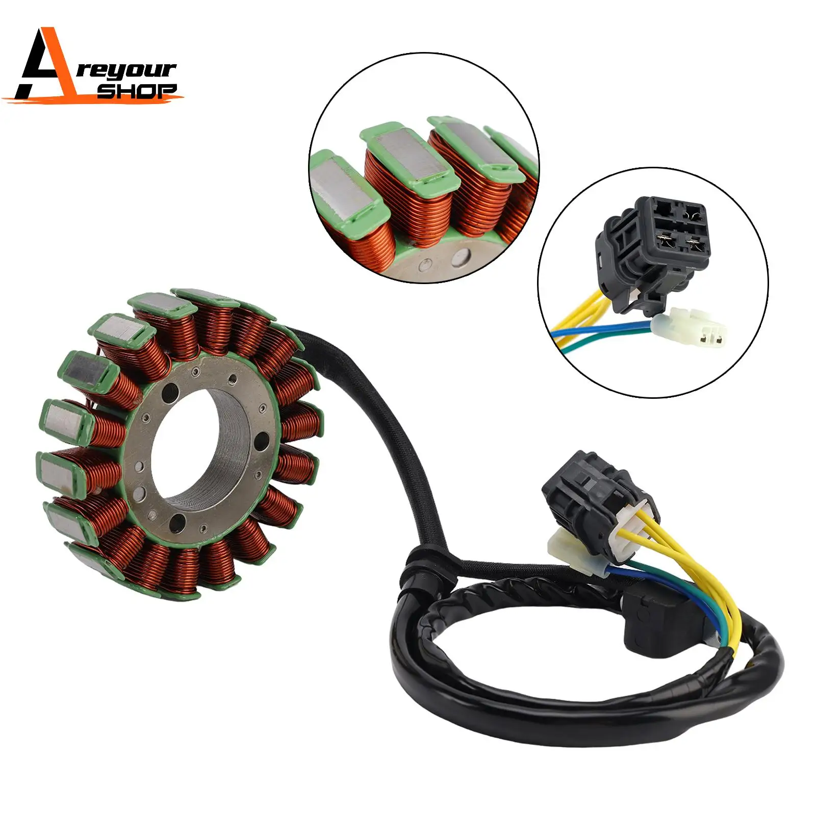 

Генератор статора Areyourshop 31120-Rea-000 для Sym Quad Raider 600 Deluxe Ua60A-6 Ua60A-F