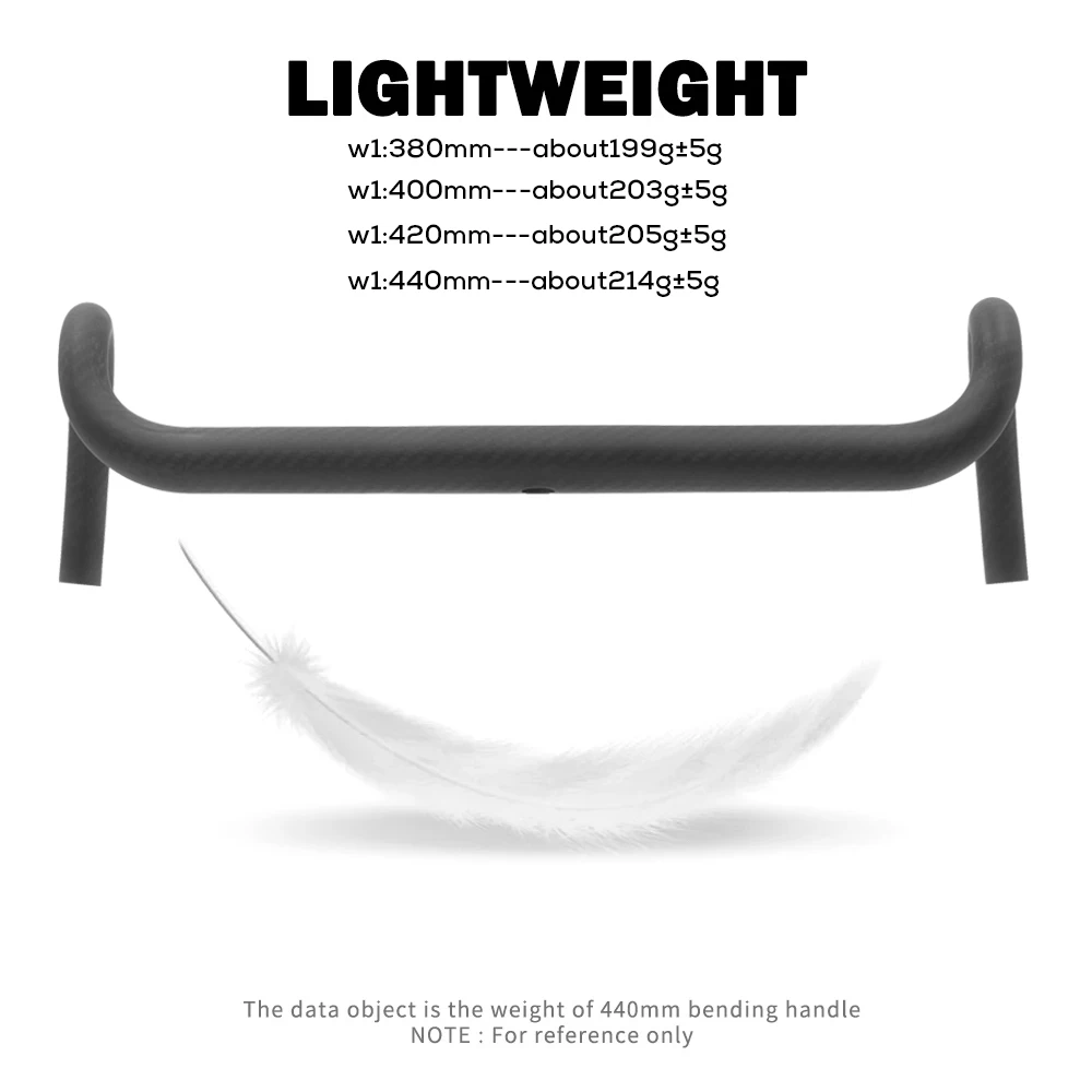 Новый руль Ullicyc из углеродного гравия ультралегкий большой рассеиватель 16 °