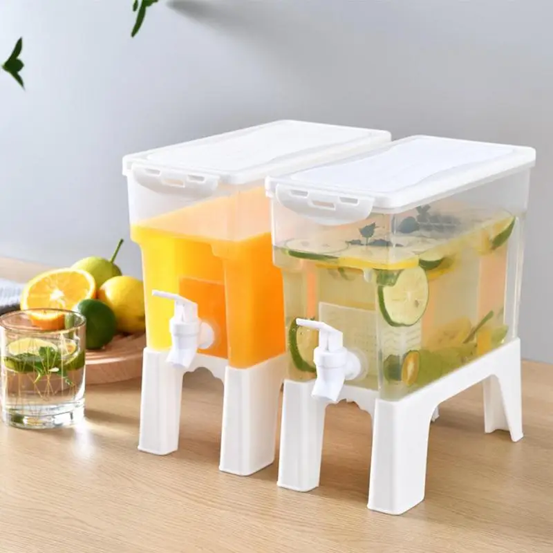 

Lemonade Dispenser Cold Drink Jug With Spigot Built-in Filter Juice Holder Summer For Drink Beverage Juice Iced Tea Holder