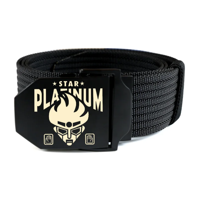 Ремень для косплея по мотивам аниме нейлоновый пояс мужчин и женщин с принтом