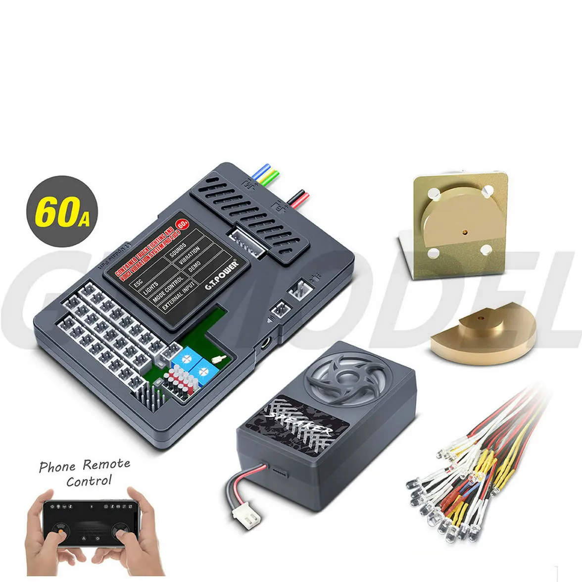 

Container Truck Lighting and Voice Vibration System Pro(US/EU) 60A