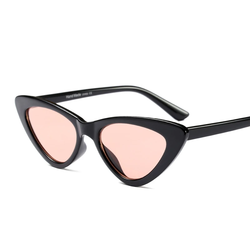 Women Small Cat Sunglasses Red Small Triangle Vintage Frame Brand Designer Ladies Sun Glasses Vintage Sexy Eyewear Shades UV400 images - 6