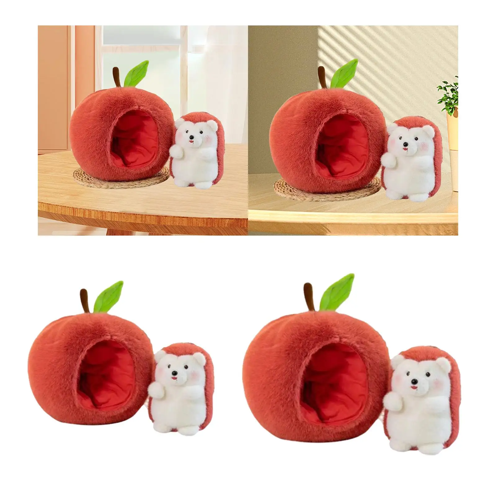 Hedgehog Plush Toy Sofa Ornaments Soft Birthday Gifts Creative Cartoon Stuffed Animals Hugging for Adults Baby Kids