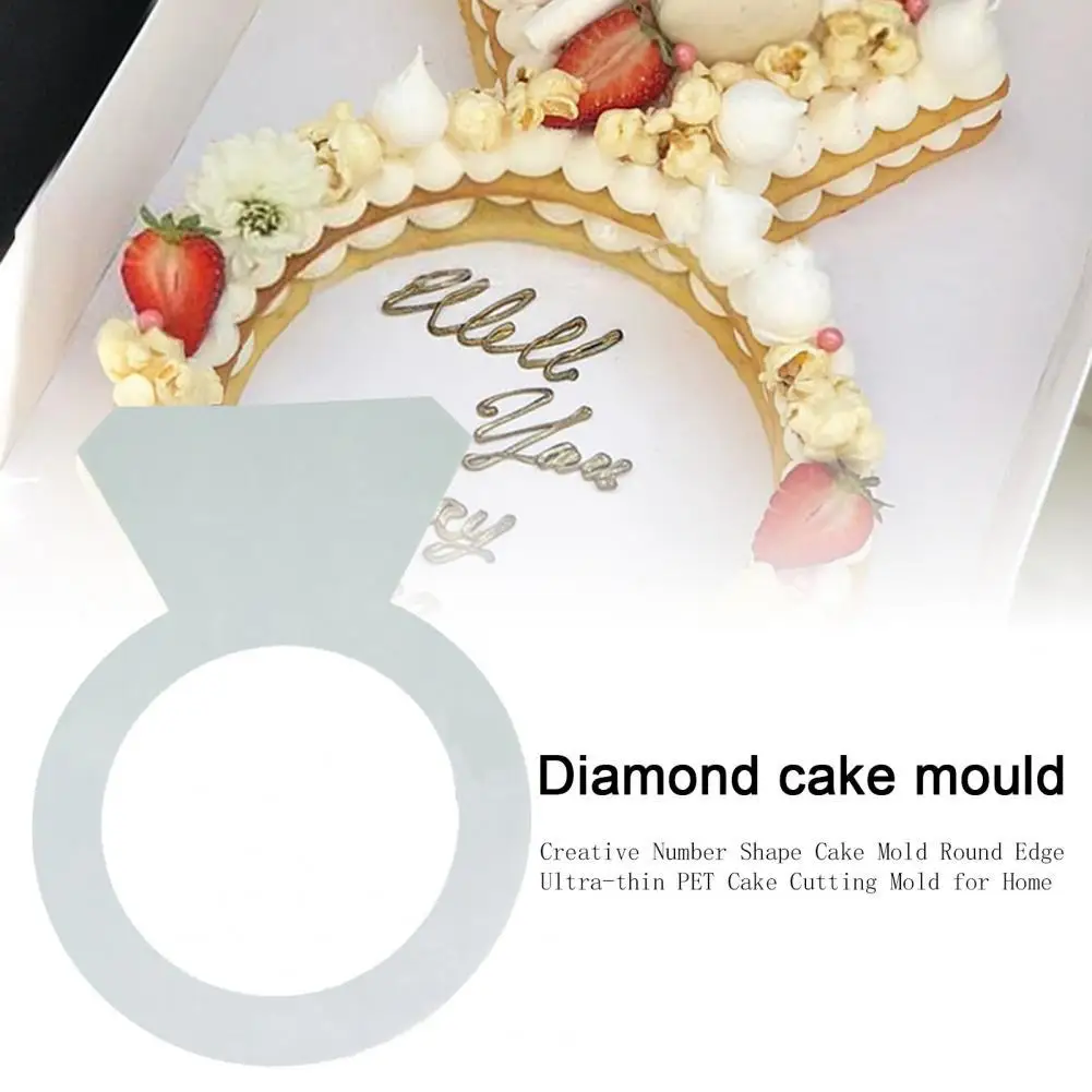 

PET Plastic Cake Mold LOVE Numbers Birthday Party Cream Mousse Dessert Mould Decorating Pastry Tools