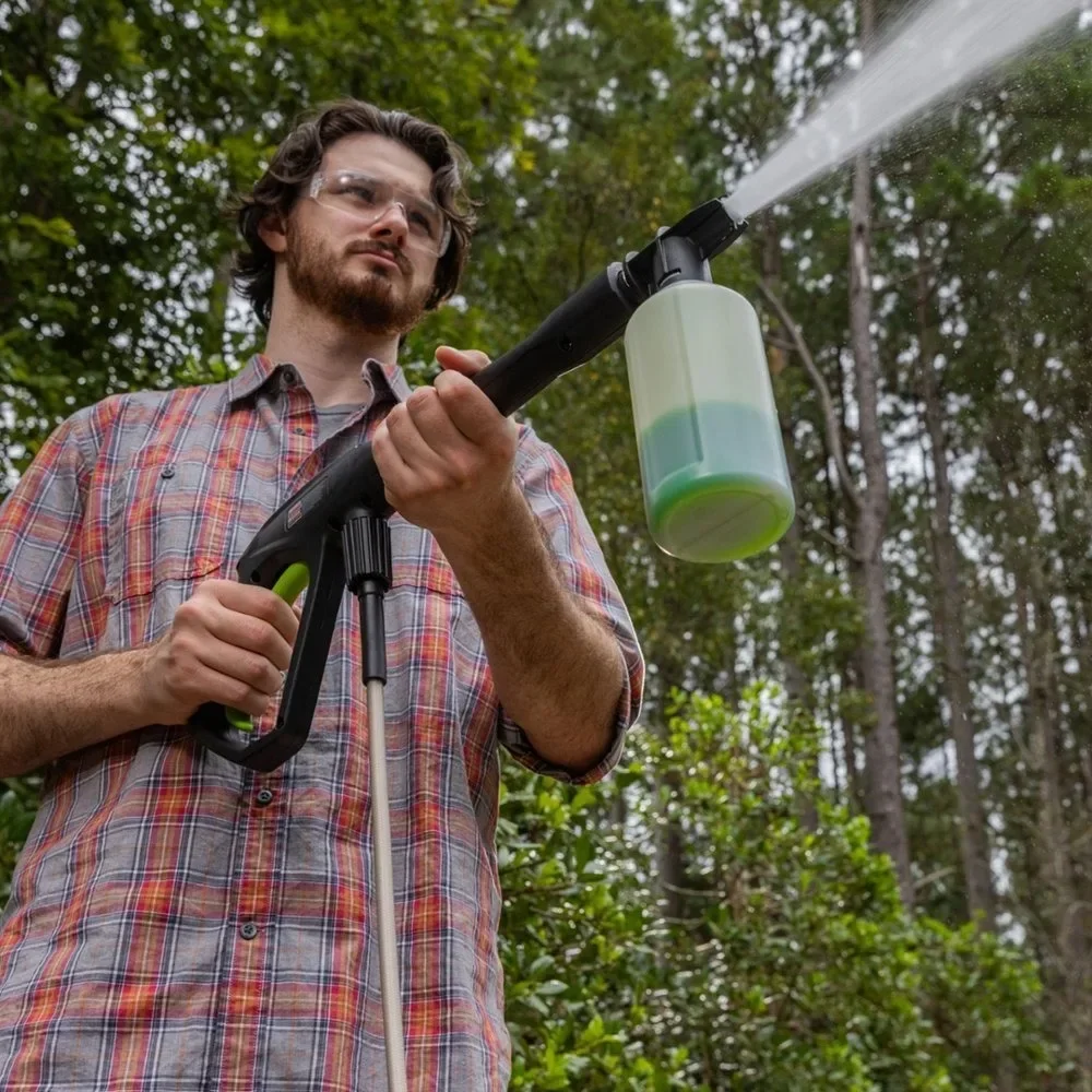 Комплект для мойки высокого давления 1900 PSI 1 2 GPM зеленый