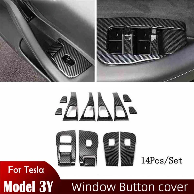 

Аксессуары для стеклоподъемника Tesla Model 3, 14 шт., аксессуары для Tesla Model Y 2017-2022