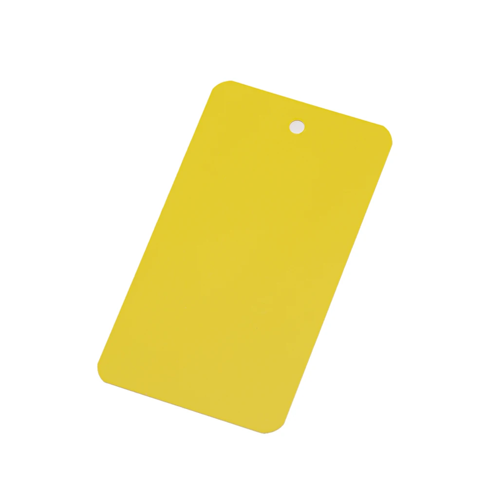 

50 шт./лот, пустой цветной матовый водонепроницаемый ПВХ с отверстием, пластиковая бирка для одежды для упаковки ювелирных изделий, аксессуары для малого бизнеса