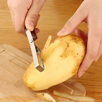 stainless steel paring knife kitchen gadgets household fruit vegetable peeler