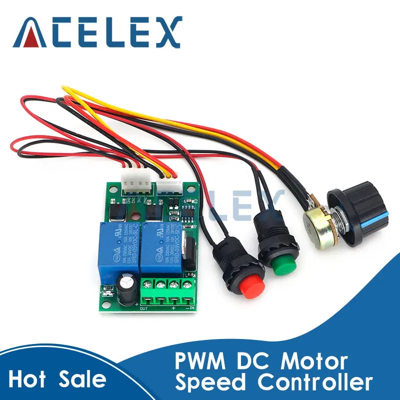 

DC 6V 12V 24V PWM DC motor speed controller forward and reverse switch Linear actuator motor controller adjustable Speed Control