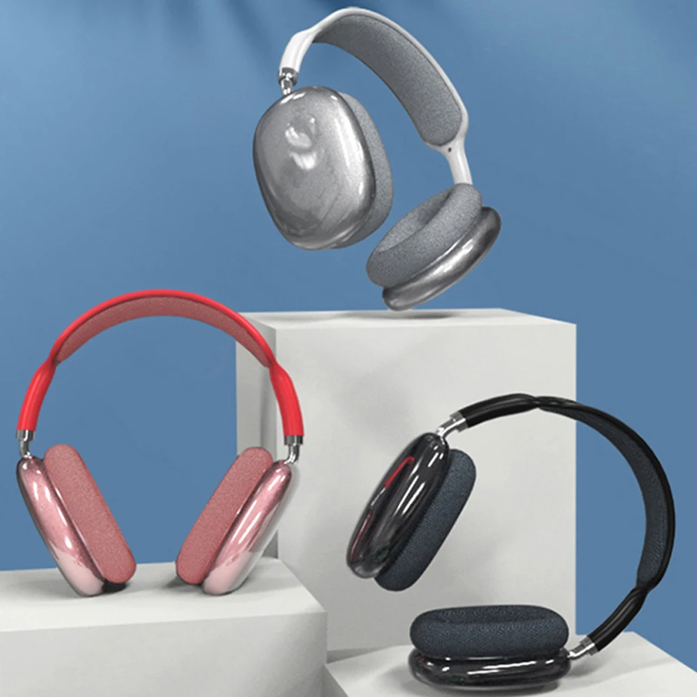 

P9 Wireless Bluetooth Headphones With Mic Noise Cancelling Headsets Stereo Sound Earphones Sports Gaming Headbuds Supports TF